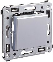 Выключатель кнопочный без рамки DKC Avanti 1-кл. закаленная сталь картинка